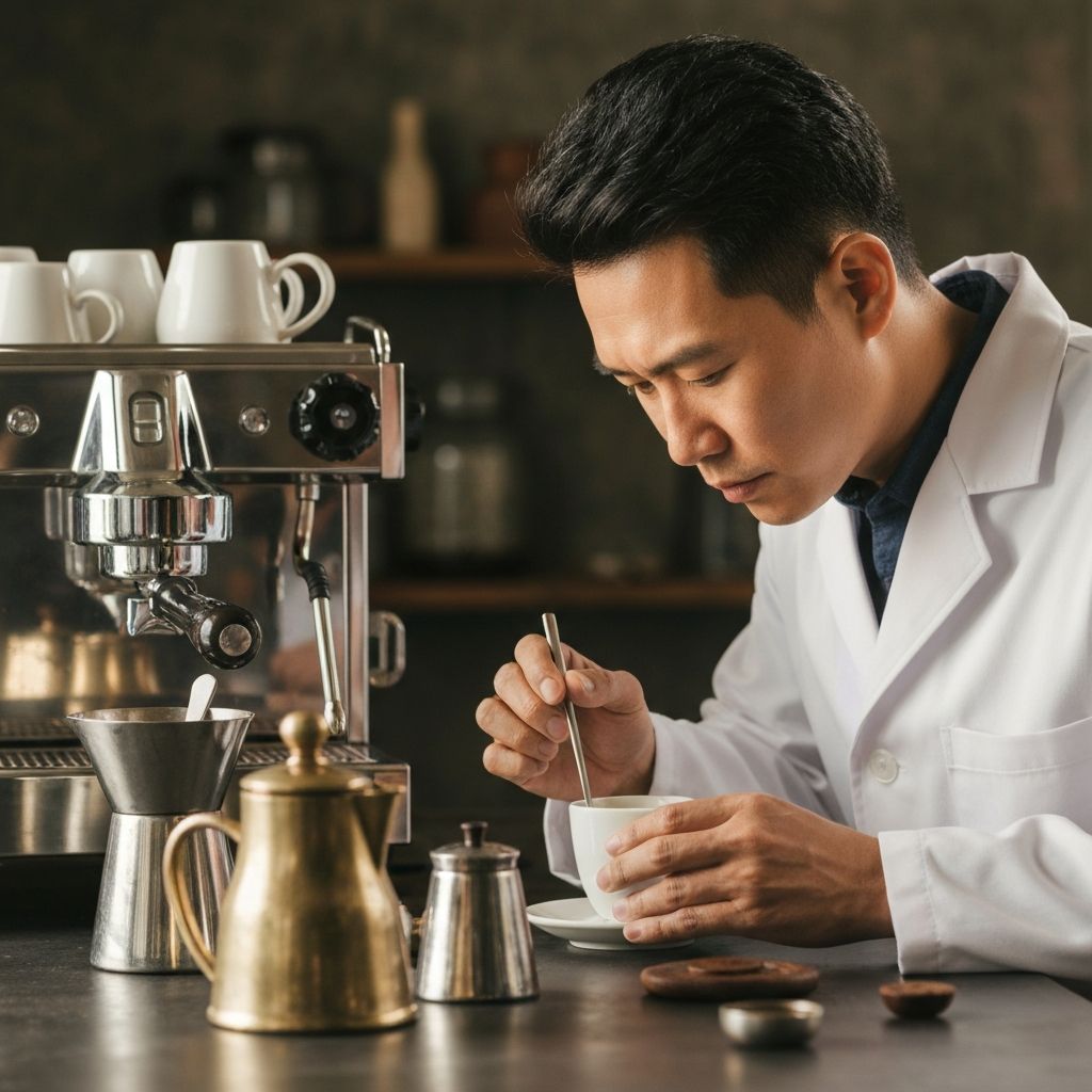 Coffee cupping